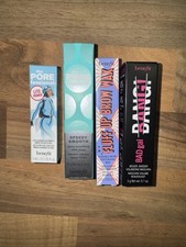 Image of Benefit Beauty Gift Set Xmas 4pc Lite Primer Speedy Smooth Mask Fluff Wax BADga