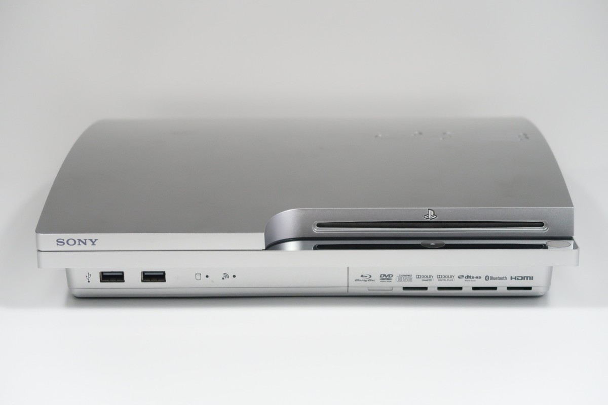 SONY PlayStation 3 PS3 CECH-2500A satin silver Console 160GB Good
