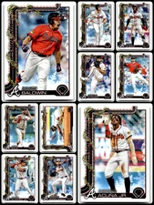 2025 Topps Holiday Atlanta Braves Complete Team Set - All 10 Cards