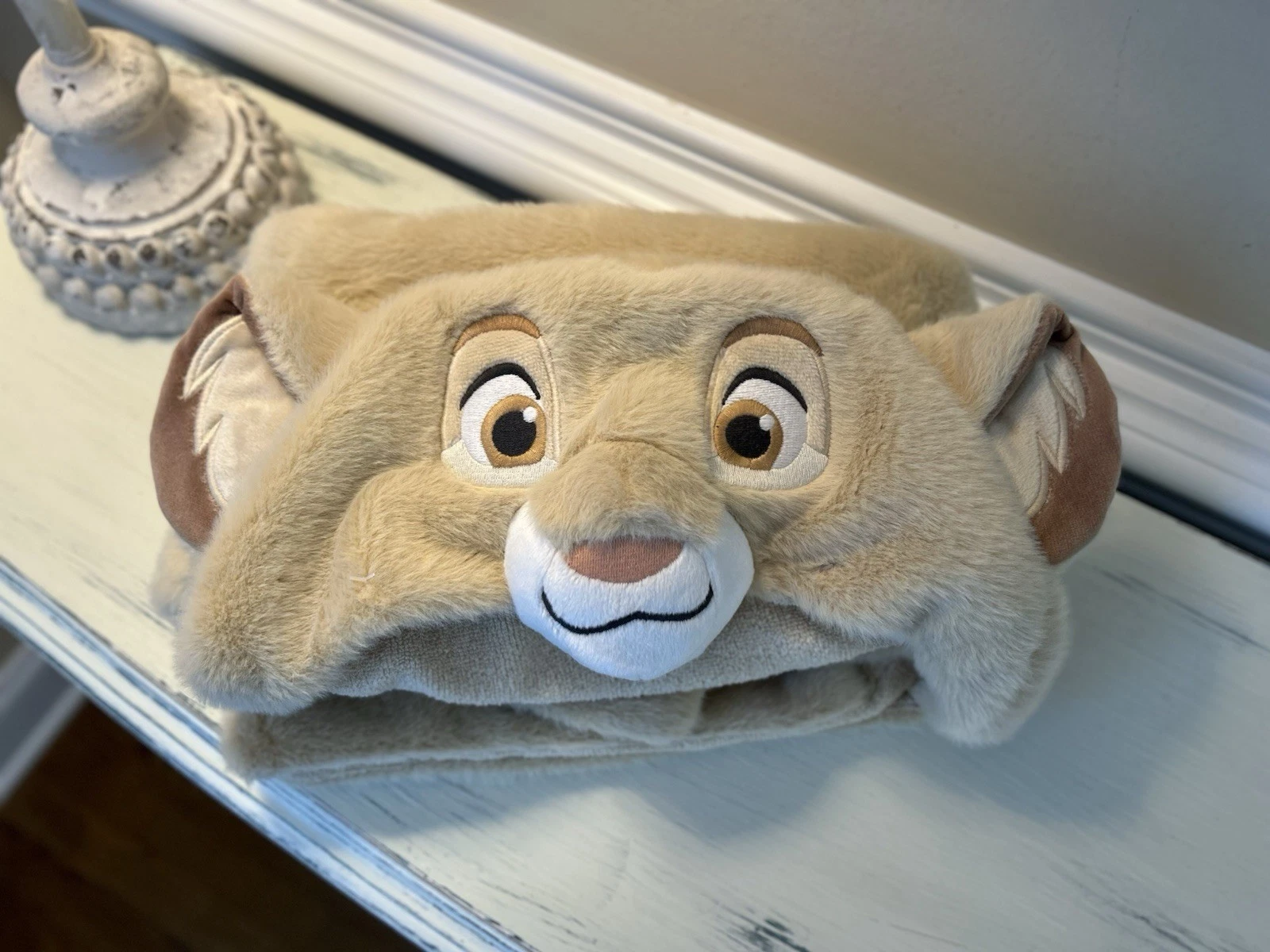 Pottery Barn Kids Disney Simba Baby Hooded Towel Mono “Tiago” NWOT OB
Opens in a new window or tab