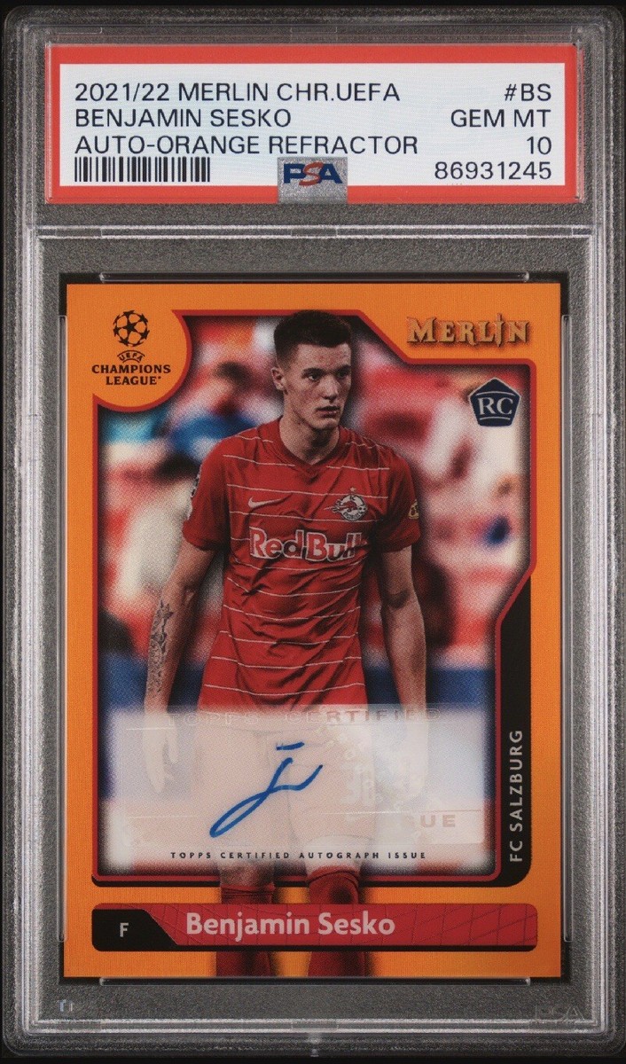 22-23 Topps Merlin LARSSON 直筆サインカード Auto Auction Prices Realized Soccer Cards 2022-23 TOPPS MERLIN
