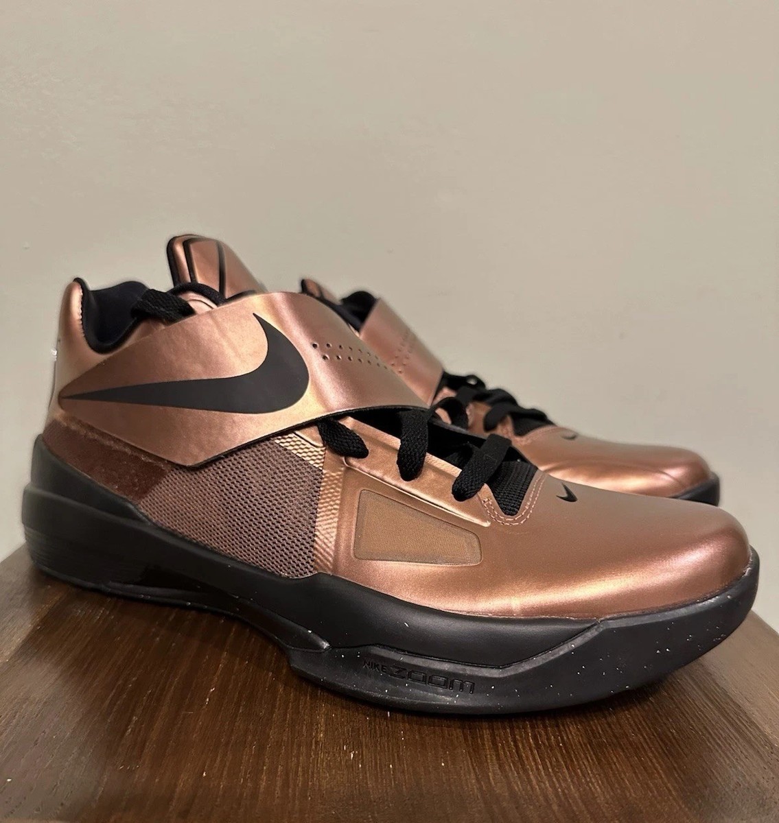 Nike KD 4 Christmas 2024 Mens Sz 9/WMNS Sz 10.5 Metallic Copper