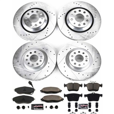 Power Stop K7253 Z23 Daily Driver Brake Pad and Z23 Evolution Brake Rotor Kit
