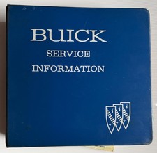 1968 Buick Factory Service Bulletins In Original Binder ..riviera Gs350400 Etc. 1968 Buick Factory Service Bulletins In Original Binder ..riviera Gs350400 Etc.