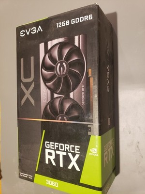 EVGA GeForce RTX 3060 XC BLACK GAMING 12GB GDDR6 Graphics Card (BOX ONLY)