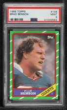 1986 Topps Brad Benson #146 PSA 9 MINT 0nr3