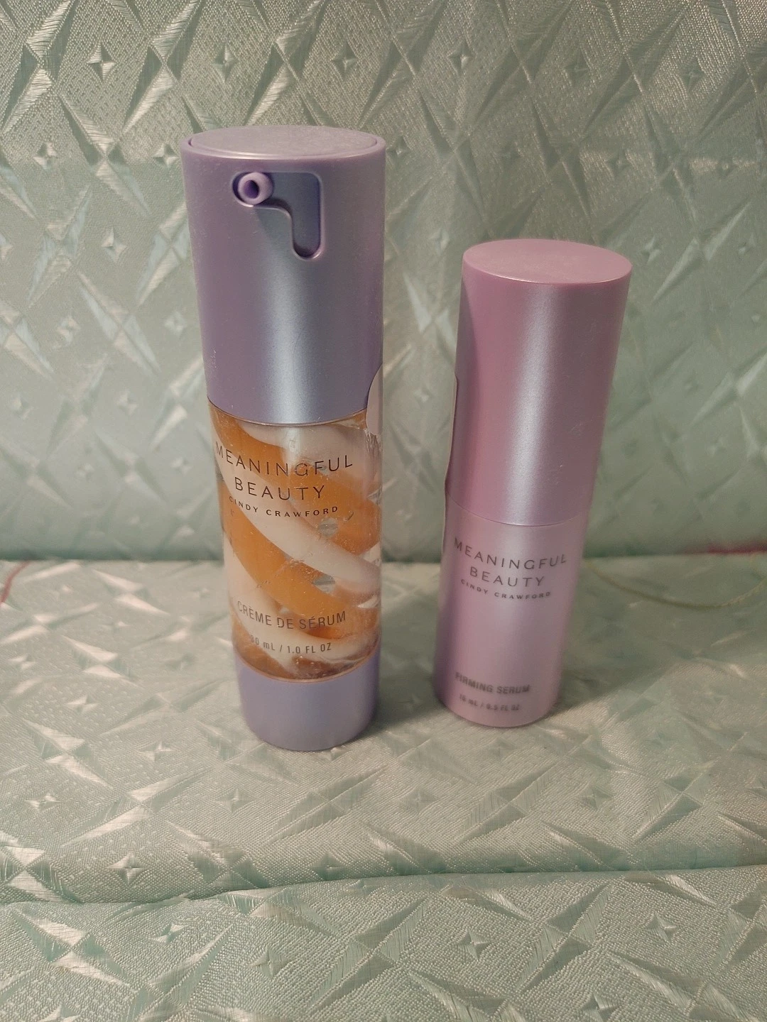 Meaningful Beauty Cream De Serum 1 Oz. And Firming Serum .5 Oz.
