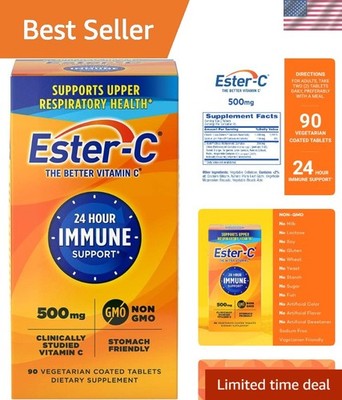 Ester-C 500 mg 24 Hour Vitamin C Tablets for Immune Support- 90 Count