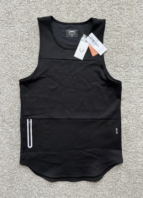 ASRV activewear men s tank top DSG-0136 mens Size M Black ATB-UV+