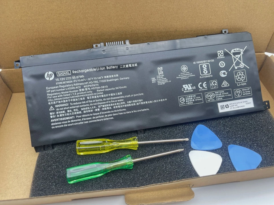 Подлинный аккумулятор SA04XL для Envy X360 15-DR 15T-DR 15M-DR 15M-DS 15-DS L43267-005 - Изображение 2 из 4