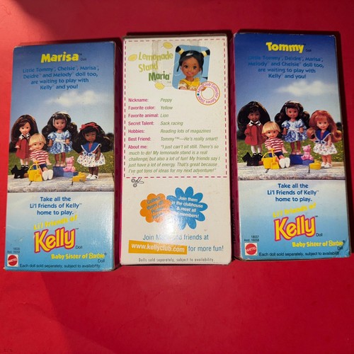 3 x Camper Marisa, Kelly Club Doll Lemonade Doll Maria, Tommy Dolls - Brand New - Bild 5 von 5