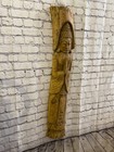 Thai Buddha 100cm Hand Carved Wizard Tree Trunk Wood Fairtrade