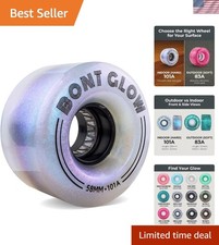 58x32mm LED Light-Up Roller Skate Wheels - Perfect for Indoor Outdoor Fun