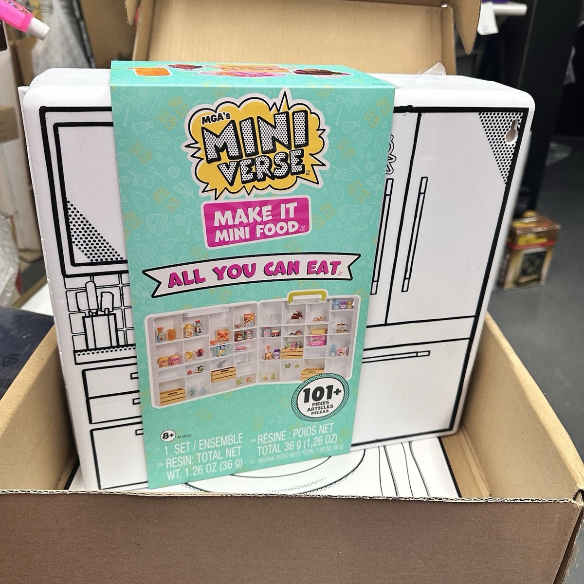 MGA's Mini Verse Make It Mini Food All You Can Eat Collection 101+
