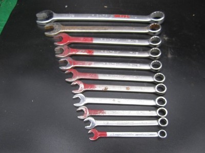 Wright Tool WRIGHTGRIP Combination Wrench Set satin finish