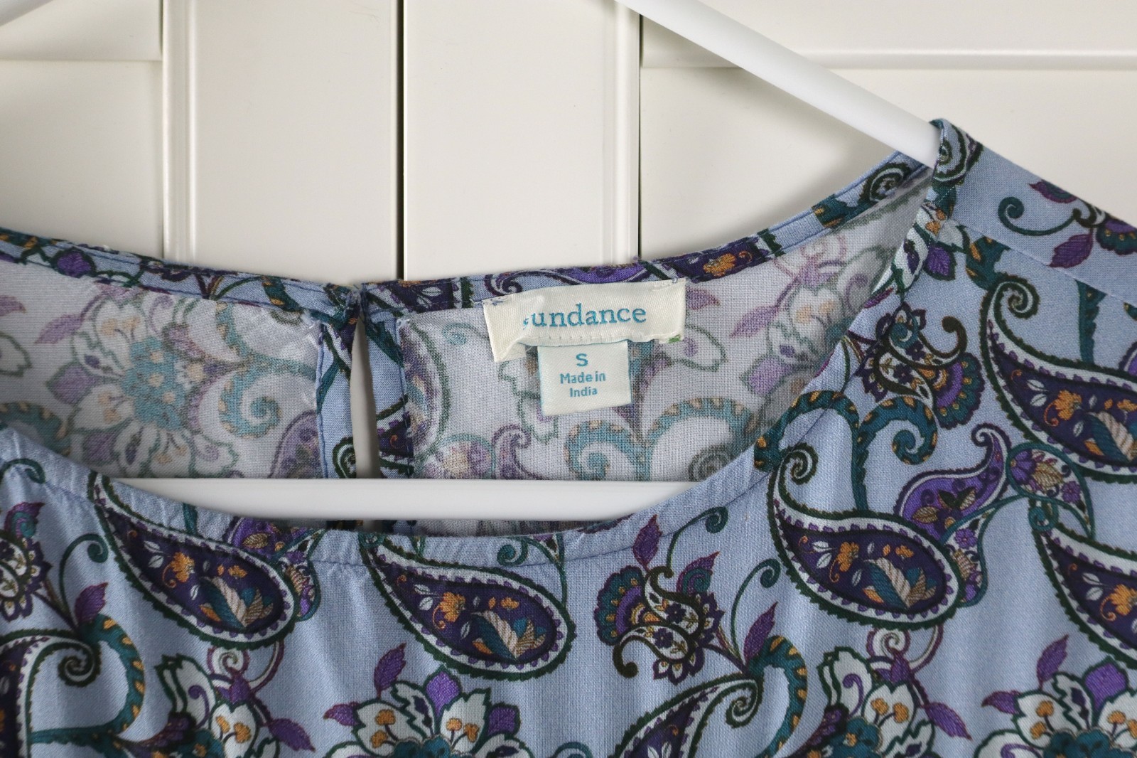 SUNDANCE Catalog $138 Mixed Patchwork Floral Pais… - image 6