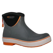 Dryshod Slipnot Deck Boot Grey Orange Size 12 (SLN-MA-GY-M12)
