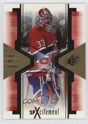2006-07 SPx SPXcitement 379/999 Patrick Roy #X53 HOF ht1
