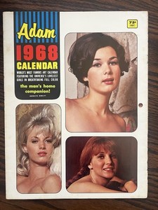 Vintage Adam 1968 Calendar Cheesecake Men’s Interest
