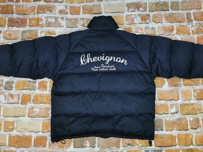 Chevignon Sport Vintage Down Jacket Navy Blue Writing Style TOGS Unlimited M