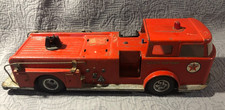 Vintage Buddy L Texaco Fire Chief Truck Pressed Steel Toy 1960's