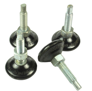 4pcs SHEPHERD Furniture Leveling Glide Feet 1.25 X 2 inch, 5/16" -18 Bolts w/Nut