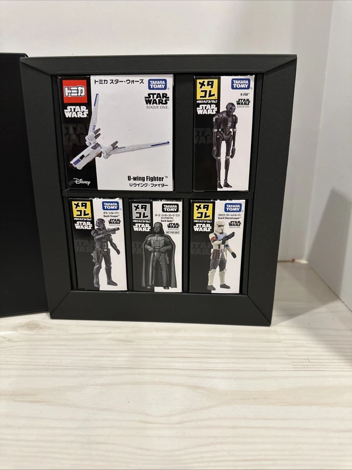 Star Wars Takara Tomy Metal Collection Rogue One Darth Vader Gunmetal 5pc Set - Image 3 of 4