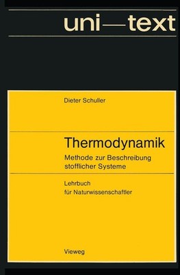 Thermodynamik Dieter Schuller