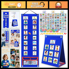 Visual Schedule Chart for Kids with Autism  Daily Routine Planner  Chore Board