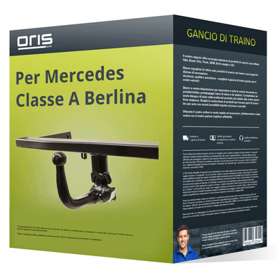 STEINHOF Nuovo gancio di traino fisso compatibile con Mercedes Vito W638 03.1996-08.2003 con 13-poli kit elettrico universale