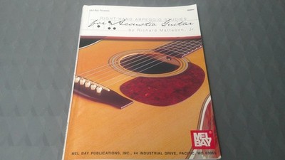 Right Hand Arpeggio Studies for Acoustic Guitar by Richard Matteson Jr with tab