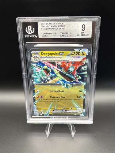 Dragapult ex graded BGS 9 for sale on eBay