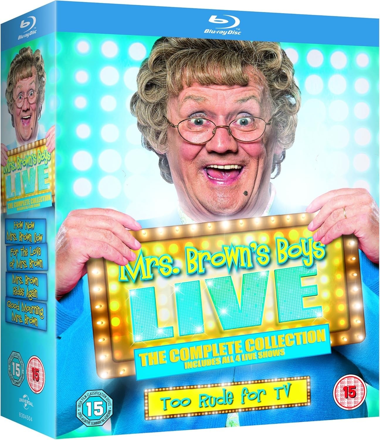 Mrs Browns Boys Live Too Rude for TV 4 Blu Ray Box Set