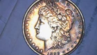 1899 P-LOW MINT 90% SILVER DOLLAR TONING-1818