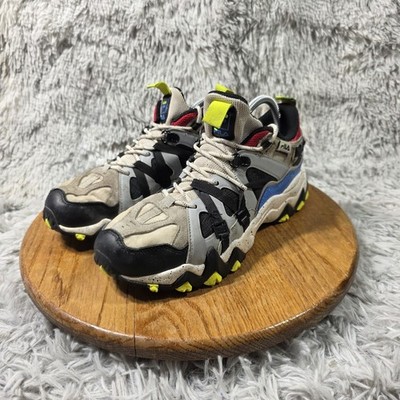 FILA Excursion Mens Sz 8 Multicolor Adj Buckles Athletic Lifestyle Sneaker