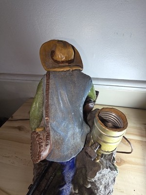 Rare Vintage 1980 Lamp Made By Apsit Brothers Of California Eureka