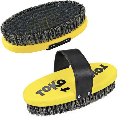 Ski Snowboard Oval Waxing Brush 25Mm Steel Wire Bush with Hand Strap