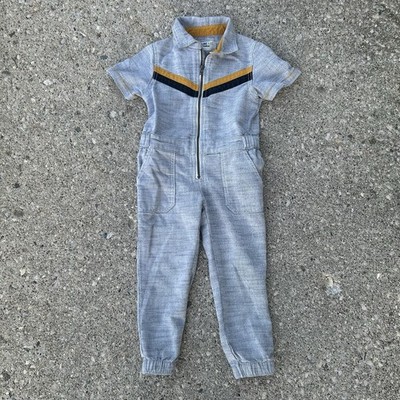 Genuine Kids from OshKosh Denim Jumpsuit Coverall  I m With the Band  4T Unisex