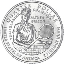 2025 S American Women Quarter Althea Gibson Gem BU CN-Clad Copper See Pics L699