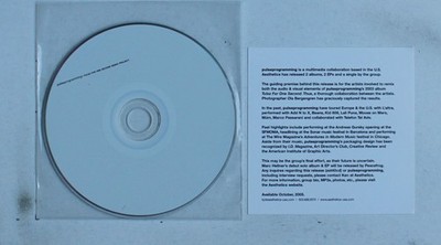 Pulseprogramming Tulsa For One Second Remix Project US ADV CD 2005 IDM