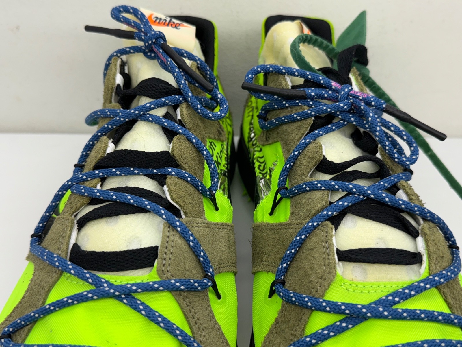 OFF WHITE X NIKE Nike Off White x Air Zoom Terra Kiger 5 scarpe da trail donna 16 5 verde elettrico