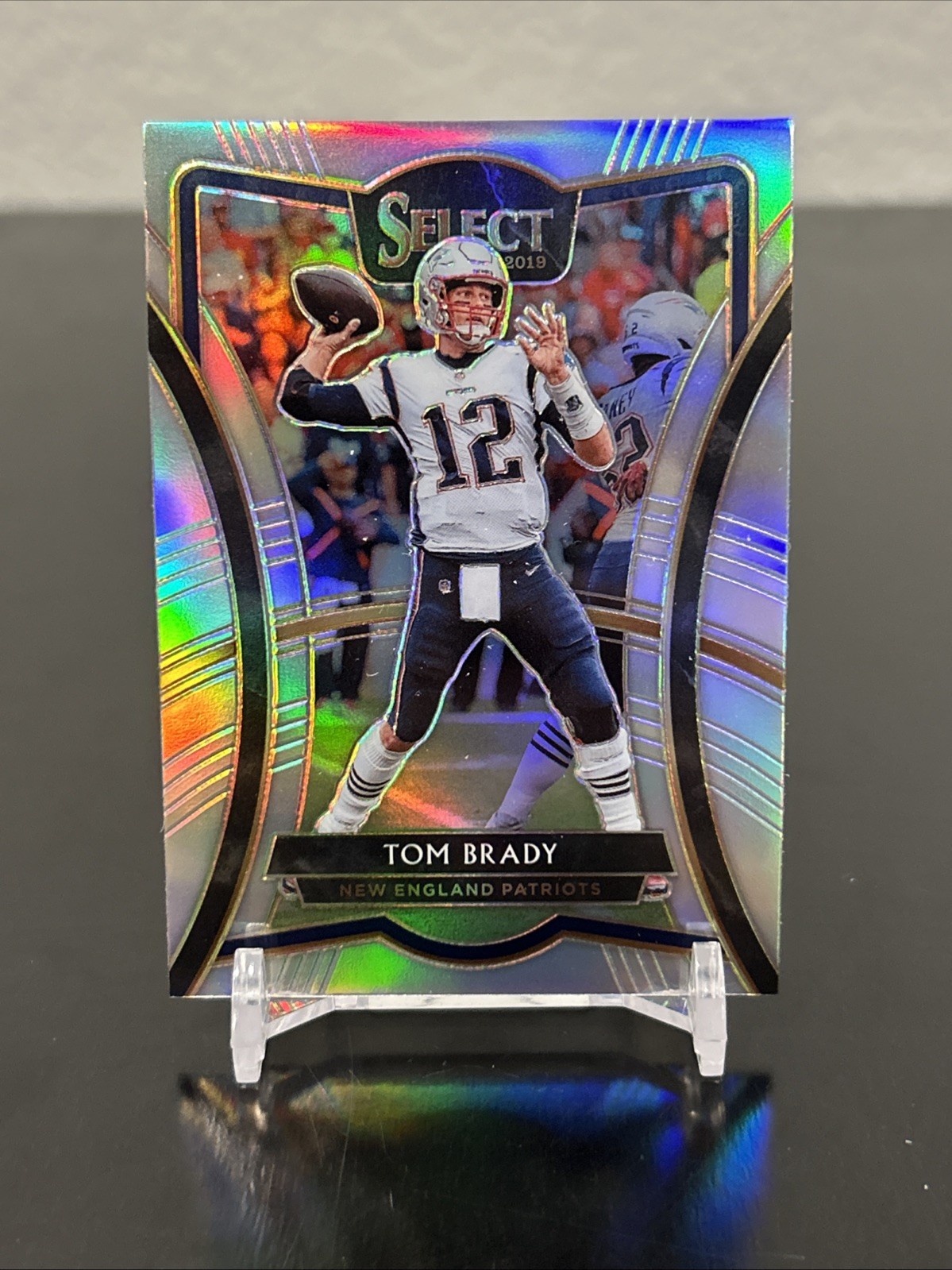 2019 Panini Select - Premier Level Tom Brady #101 Silver Prizm
