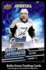 2022-23 Upper Deck Credentials Nick Perbix #HA-47 Lightning Highly Anticipated 