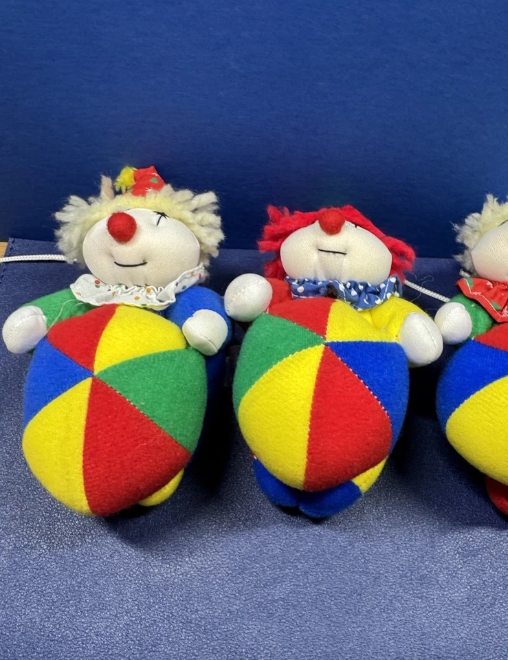 Cuna móvil de colección 1992 piezas de felpa de repuesto para payasos/bolas de payaso/pelotas de pansy Ellen Foto 3 de 4