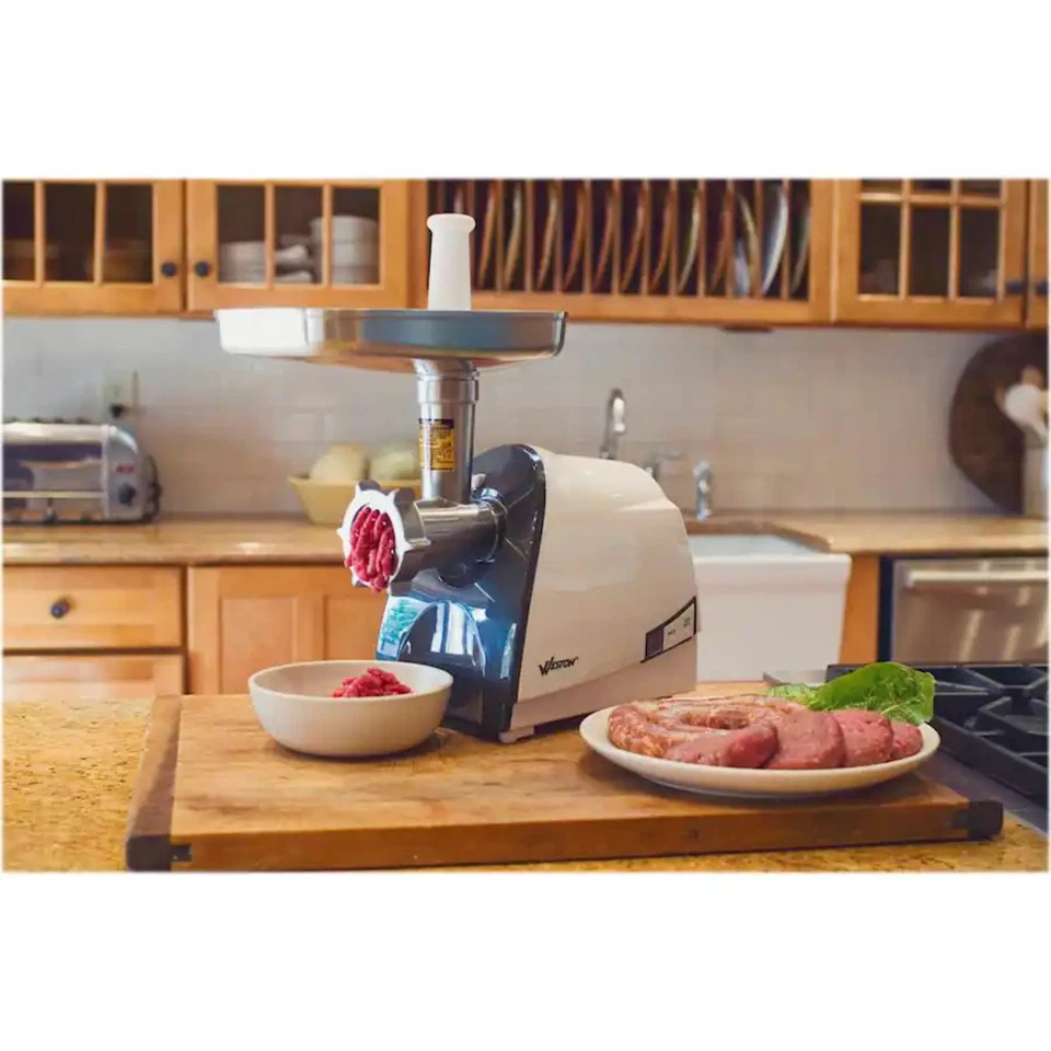 Weston - электрическая мясорубка и начинка для колбасы No8 - белая - Изображение 4 из 4