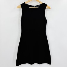 Sanctuary Classic Little Black Sleeveless Skater Fit and Flare Dress Size Small