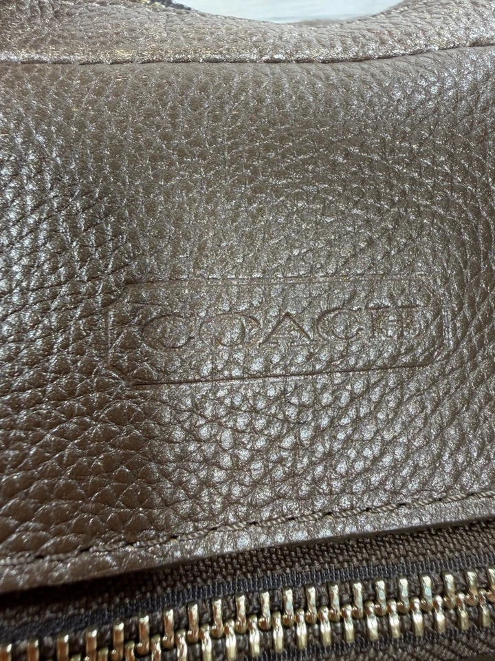 Bolso de Mano Coach F17566 Cuero Alexandra Guijarro Cuero Bronce Cobre Dorado LIMPIO Foto 4 de 4