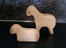 Ostheimer Holzspielzeug : 2 Tiere - Schafe