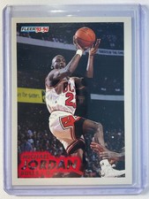 1993-94 Fleer Michael Jordan #28 Chicago Bulls HOF MVP