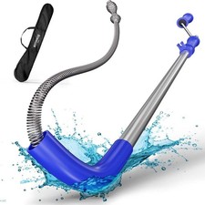 toilet snake 6 feet - toilet auger for heavy toilet blockages - No damage t...
